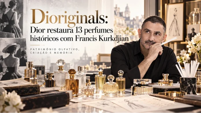 Dioriginals reúne 13 perfumes históricos da Dior restaurados por Francis Kurkdjian